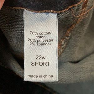 Maurices- Size 22 Short- Dark wash